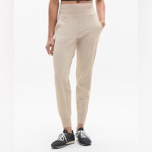 Athleta Venice Jogger Activewear Pants Beige Women's Size M